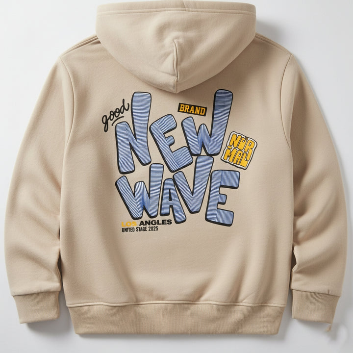 "new wave " los angles oversized hoodie .