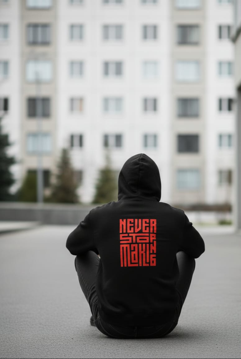 The Creator's Hoodie - "Never Stop Making"