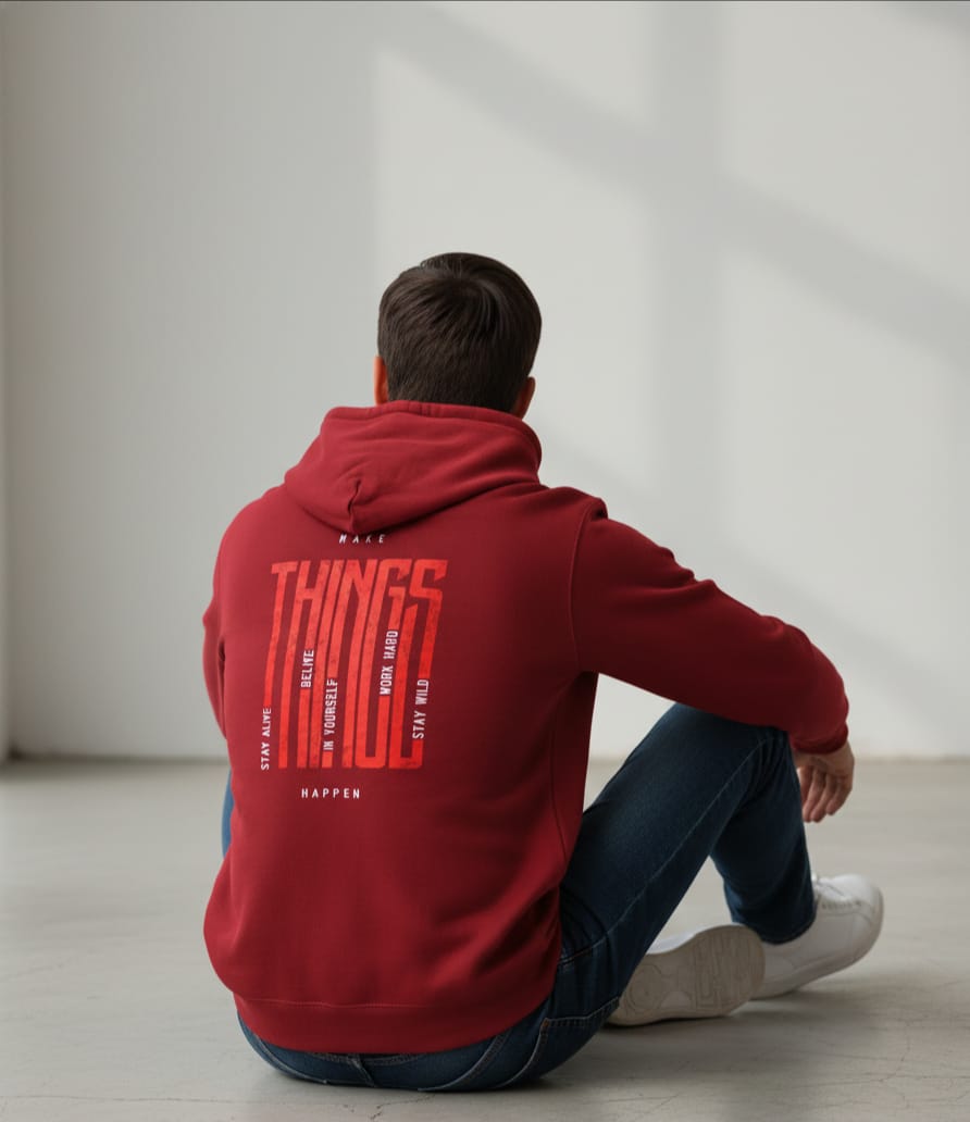 Make Things Happen – Premium Motivational Hoodie